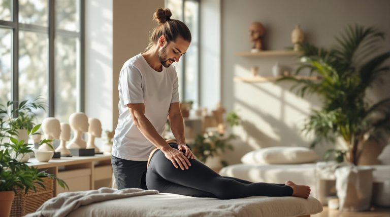 ostéopathe traite la tendinite gluteale