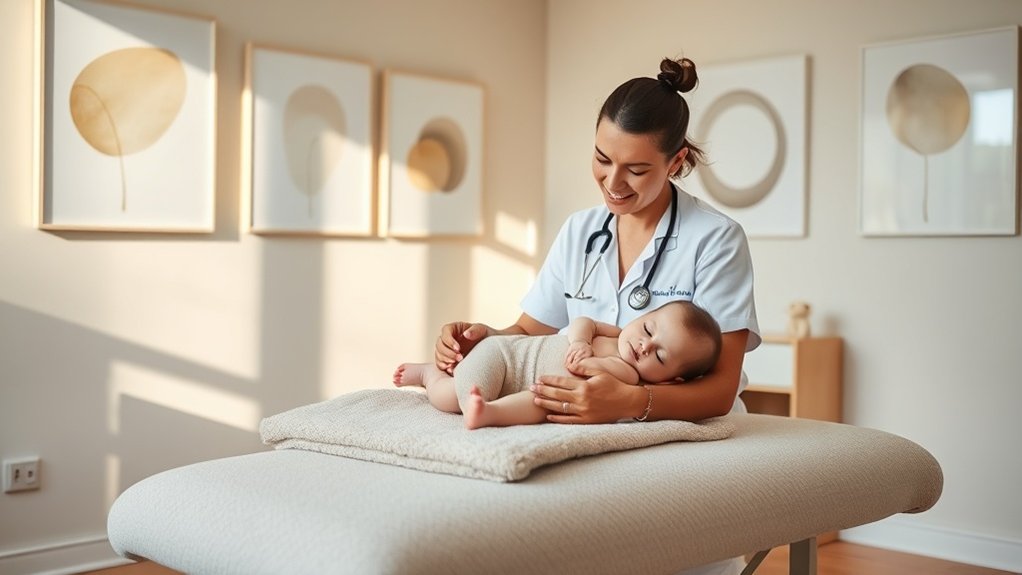 traitement ostéopathique pour les nourrissons