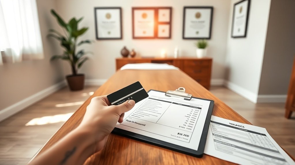 options de paiement et assurance
