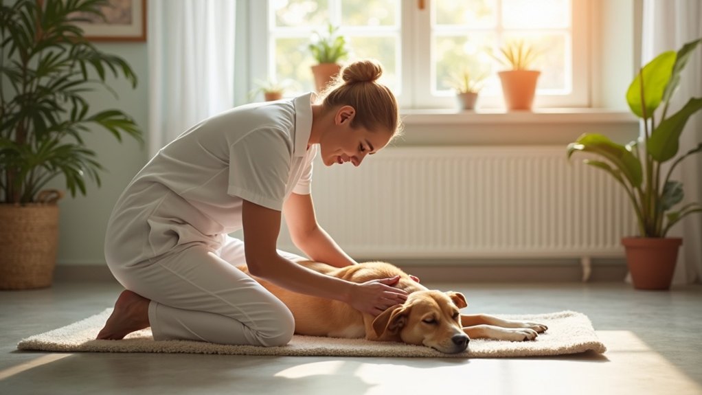processus de traitement en ostéopathie animale