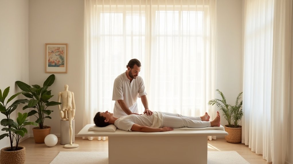 processus de traitement ostéopathique holistique