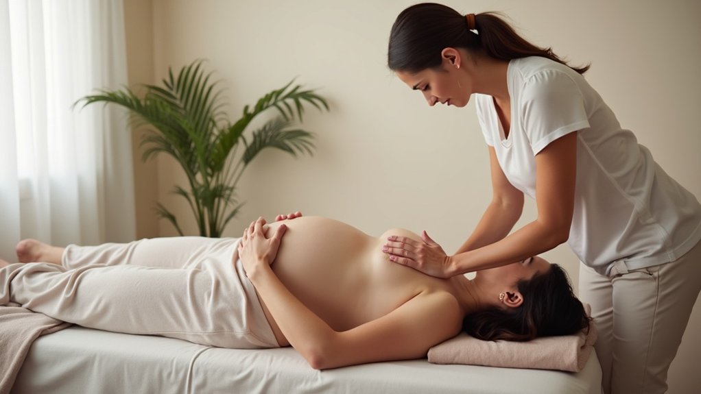 soulagement de la douleur au dos pendant la grossesse