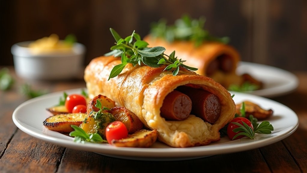 crispy and juicy andouillettes
