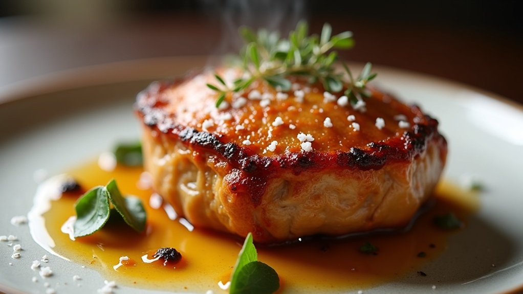 technique de peau de canard croustillante