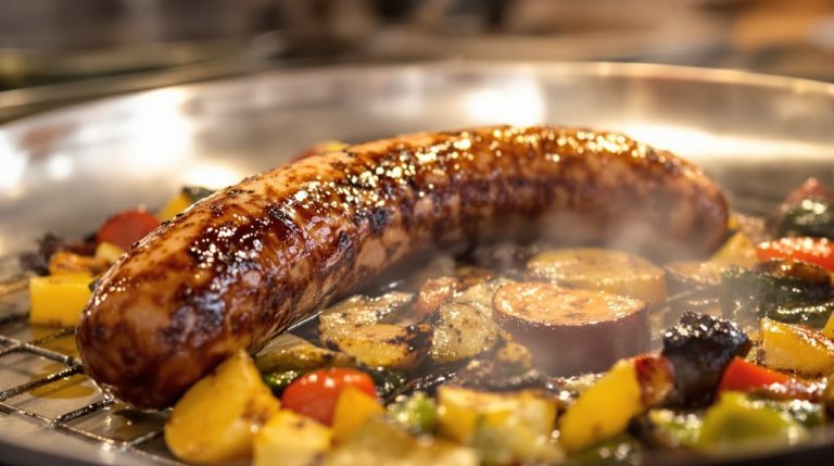 saucisse traditionnelle croustillante au four