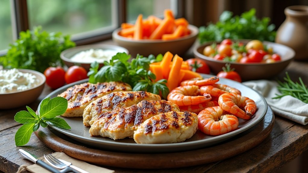 planification de repas du régime Dukan