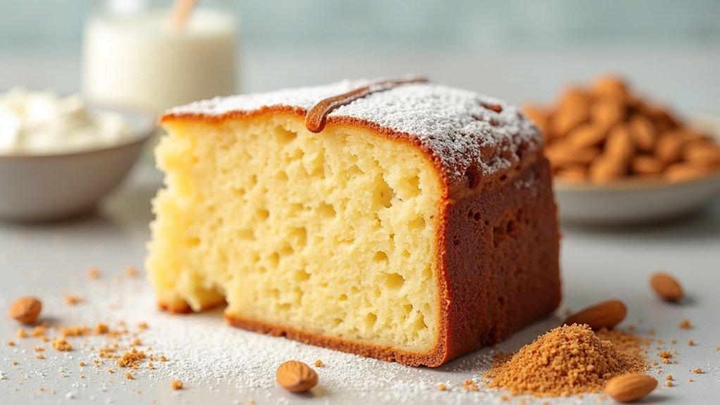équilibre d'humidité du gâteau sans œufs