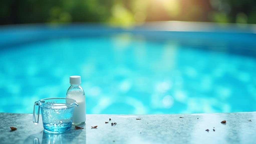 signes de traitement de floculant de piscine