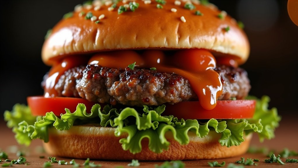 ingrédients de sauce à burger de qualité restaurant