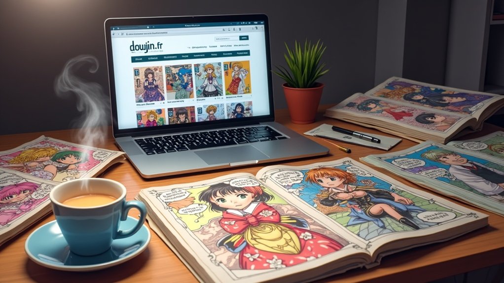 phénomène culturel du doujinshi