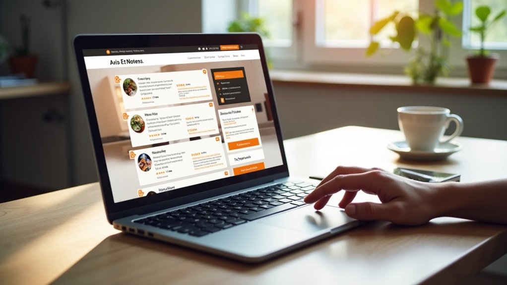 navigation intuitive de l'interface utilisateur