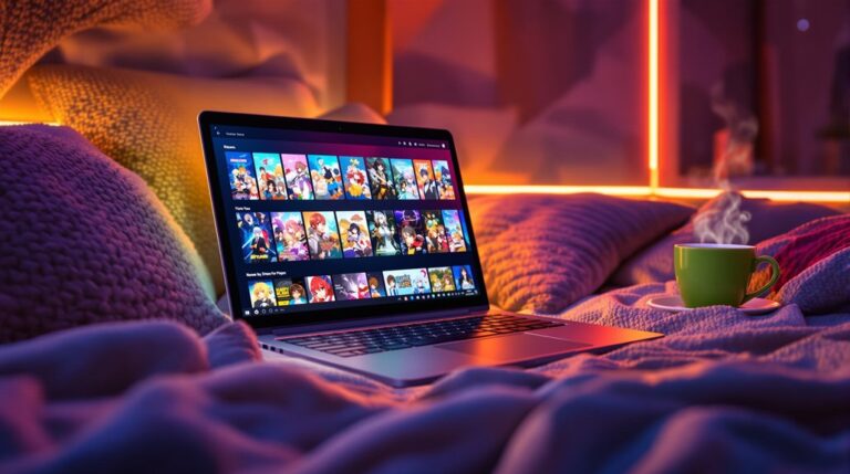 contenu d'anime en streaming proposé