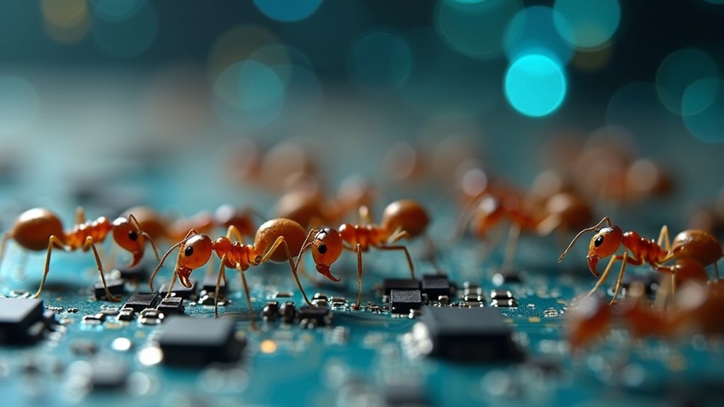 défis techniques avec les fourmis