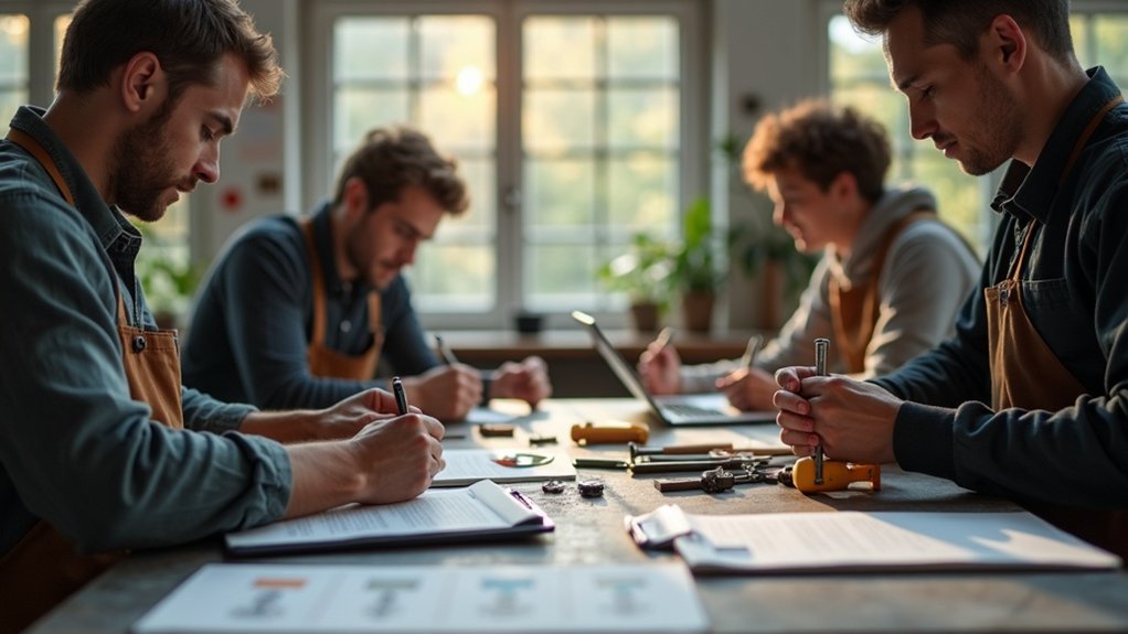 processus de sélection d'artisans vérifiés