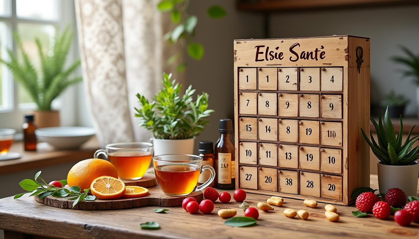 découvrez le calendrier de l’avent elsie santé et profitez chaque jour des bienfaits pour votre bien-être. une surprise saine et naturelle à ne pas manquer !