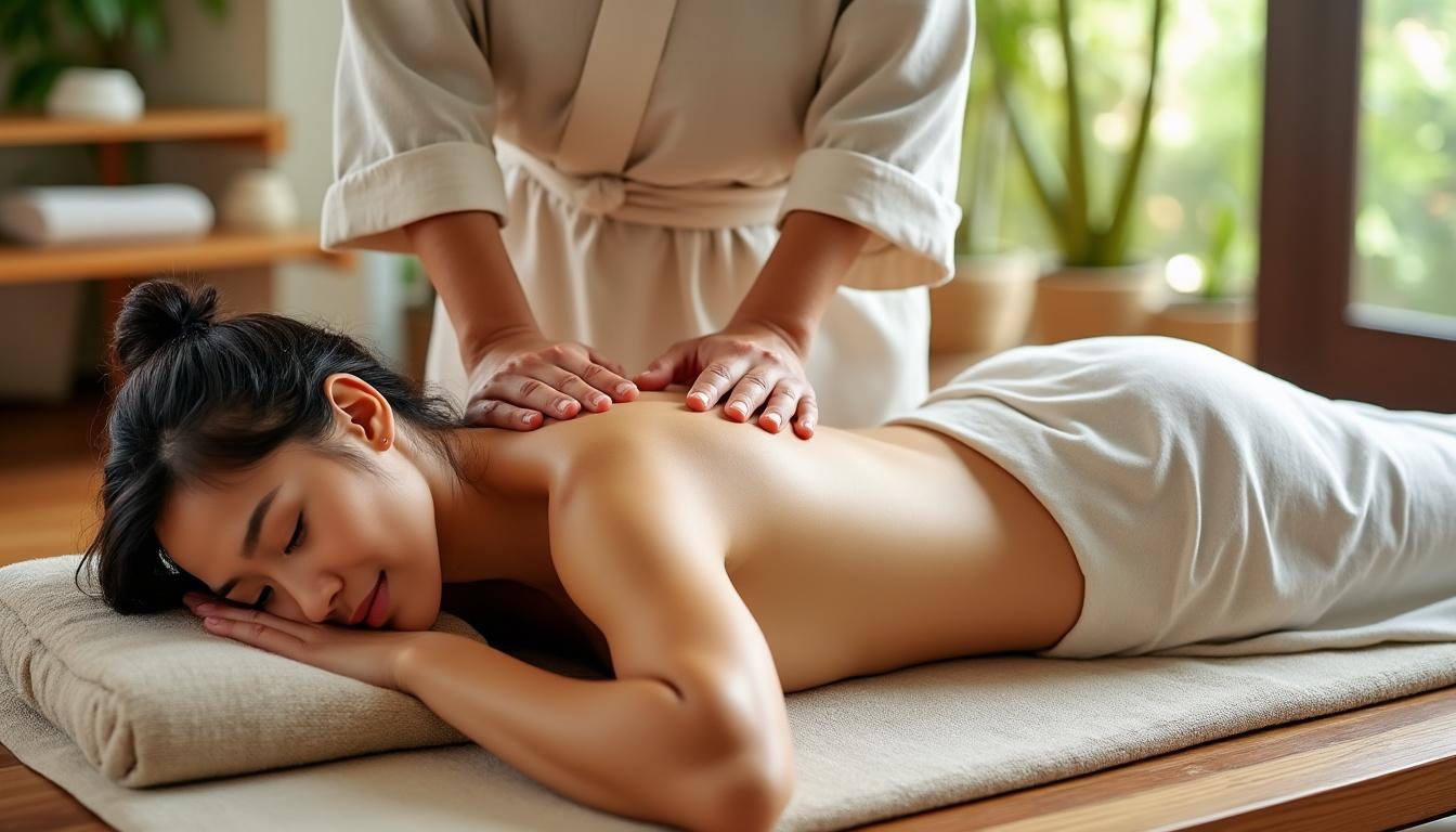 découvrez les bienfaits du thai massage pour revitaliser votre corps et apaiser votre esprit grâce à des techniques traditionnelles de relaxation et de bien-être.