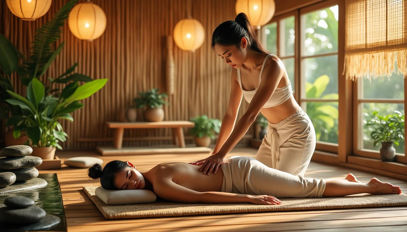 découvrez les bienfaits du thai massage pour revitaliser votre corps et apaiser votre esprit grâce à des techniques ancestrales de relaxation et de bien-être.