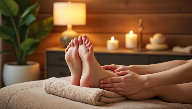 découvrez comment un massage des pieds peut soulager le stress, améliorer la circulation et détendre tout le corps pour un bien-être total.