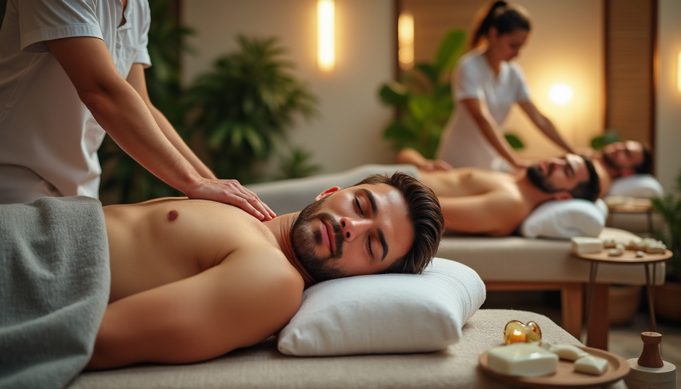explorez les bienfaits du massage gay dans l'univers du porno, un véritable moment de détente et de plaisir qui allie bien-être et découvertes sensuelles.