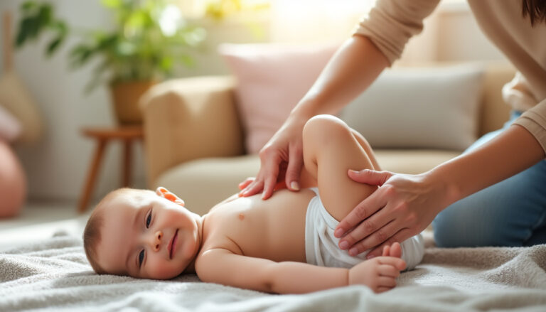 découvrez comment le massage bébé peut stimuler son développement et améliorer son bien-être grâce à des techniques douces et adaptées.