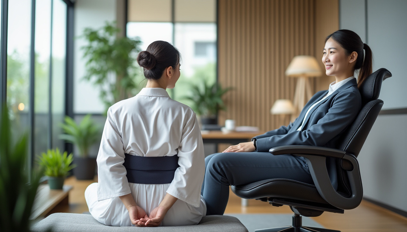 découvrez les bienfaits du massage amma assis, une technique relaxante idéale pour améliorer votre bien-être au quotidien et réduire le stress rapidement.