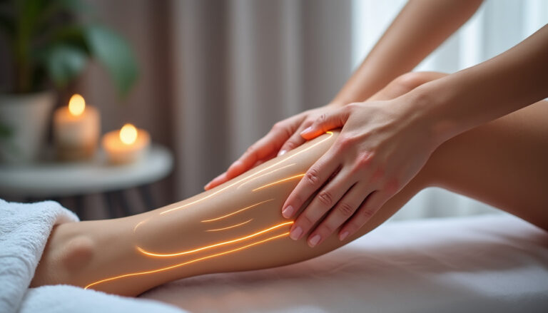 découvrez les techniques de massage lymphatique pour les jambes et leurs bienfaits pour stimuler la circulation sanguine et réduire les gonflements.