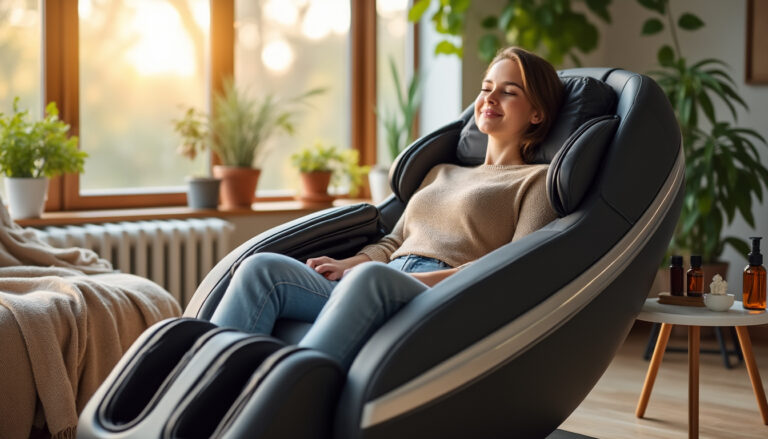 découvrez comment une chaise de massage peut améliorer votre bien-être quotidien en réduisant le stress, soulageant les douleurs musculaires et favorisant la relaxation profonde.